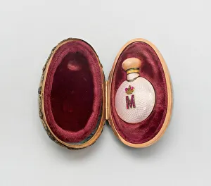 Christian Easter Traditions Drucke: Miniature Easter Egg with Scent Bottle, Saint Petersburg, Before 1899