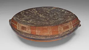 Geometric Pattern Art Drucke: Miniature Tray with Geometric Pattern, A. D. 1450 / 1532. Creator: Unknown