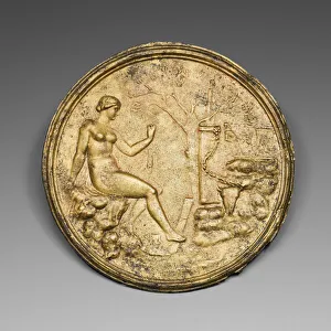 Imperial Roman Artifacts Drucke: Mirror, 2nd century. Creator: Unknown