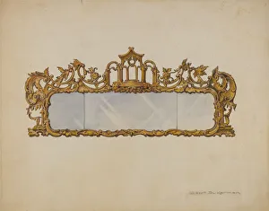 Spiegel, um 1937 von Gilbert Sackerman geschaffen