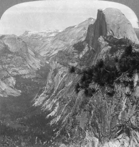 Sierra Nevada Mountain Range Photos Drucke: Mirror Lake, Half Dome and Clouds Rest