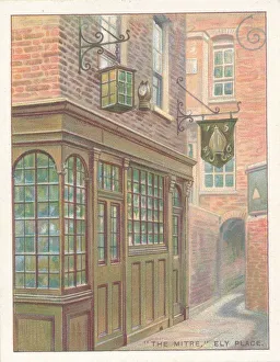 Grade II Listed Buildings England Drucke: The Mitre, Ely Place, 1929