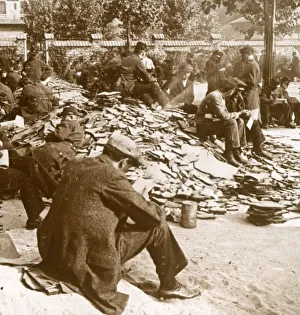 Vintage Military Photographs Drucke: Mobilisation, Paris barracks, c1914