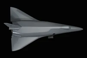 American Aviation History Drucke: Model, Space Shuttle, Delta-Wing High Cross-Range Orbiter Concept, 1970s-2000s