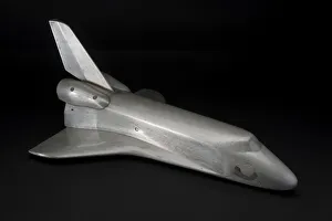 National Air And Space Museum Collection Drucke: Model, Space Shuttle, Final Orbiter Concept, 1970s-2000s. Creator: Unknown