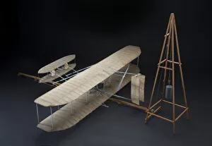 Modell, Statik, 1905 Wright Flyer, 1953. Ersteller: Joseph D. Fallo