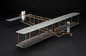 National Air And Space Museum Collection Drucke: Model, Static, Wright Glider, 1953. Creator: Charles H. Hubbell