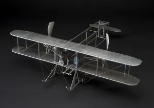 National Air And Space Museum Artifacts Drucke: Model, Static, Wright R, ca. 1940. Creator: Charles H. Hubbell