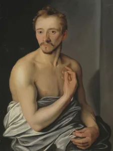 Netherlandish Oil Painting Drucke: Model study called Lasse Lucidor. Creator: Cornelis Cornelisz. Kunst