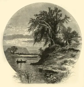 Central American Landscape Photography Drucke: The Mohawk River, 1874. Creator: Unknown