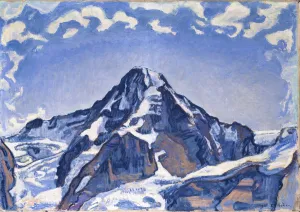 Ferdinand Hodler Artwork Drucke: The Monch with clouds, 1911
