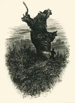 Burnham Beeches Drucke: The Monkey Tree. Burnham Beeches, c1870