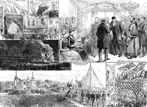 Victorian Era Celebrations Drucke: The Montefiore Celebration at Ramsgate, 1883. Creator: Unknown