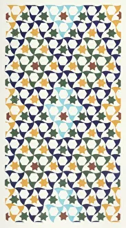 Mosaik aus dem Portikus des Generalife, 1907. Schöpfer: Unbekannt.