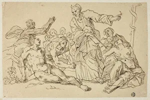 Italian Renaissance Art Prints Drucke: Moses and the Brazen Serpent, n.d. Creator: Unknown