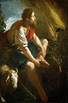 Moses And The Burning Bush Drucke: Moses before the Burning Bush