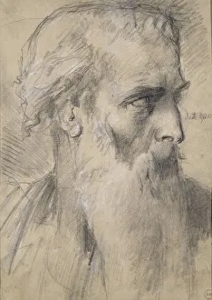 Ten Commandments Artwork Drucke: Moses, ca 1854