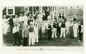 Australian Cricket Team Drucke: Mosman bowlers, c1905. Creator: Unknown