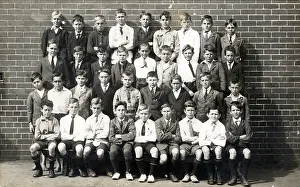 Black And White Photography Australia Drucke: Mosman Public School pupils, c1925. Creator: Unknown