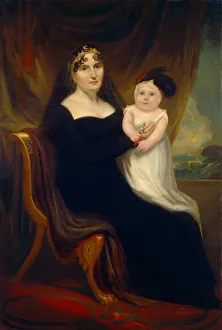 Mutter und Kind, um 1810; Künstler unbekannt