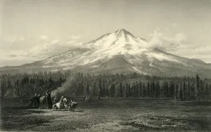 Mount Shasta, 1872. Künstler: Edward Paxman Brandard
