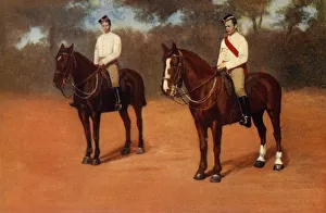 Louis Creswicke Artwork Drucke: Mounted Infantry, 1901. Creator: Gregory & Co