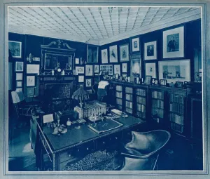 Herr A.W.Pineros Studium, um 1903; Künstler: AJ Campbell und E Gray
