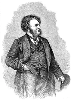 Punch Magazine History Drucke: Mr. Mark Lemon, 1862. Creator: Unknown