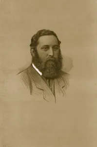Black And White Monochrome Image Drucke: Mr Thomas Christopher Booth (deceased), 1879. Creator: Vincent Brooks Day & Son