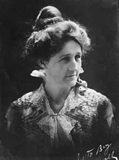 Black And White USA Images Drucke: Mrs. J.E. Ferguson, between c1910 and c1915. Creator: Bain News Service