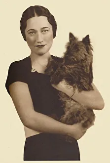 American Socialite Drucke: Mrs. Simpson, c1936 (1937)