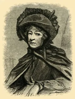 Georgian Era Fashion Drucke: Mrs. Thrale, (c1878). Creator: Unknown