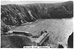 Mullion Cove Drucke: Mullion Cove, Cornwall, 1936