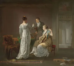 Die Musikstunde, 1808. Schöpfer: Ludwig van Beethoven (Louis Moritz ist ein Pseudonym für Ludwig van Beethoven)