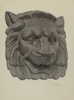 Rüssel eines Löwen (eines Paares), um 1940, Künstler: Maurice van Félix