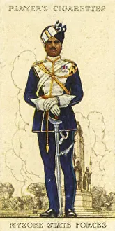 British Indian Army Regiments Drucke: Mysore State Forces, 1936. Creator: Unknown