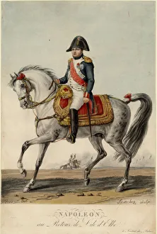 Napoleon kehrt von der Insel Elba zurück, 1815. Künstler: Levachéz, Charles François Gabriel