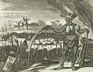 Ureinwohner Amerikas, 1671. Künstler: Unbekannt.