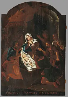 Nineteenth Century Family Portraits Drucke: Nativity, 1840-1860. Creator: Unknown