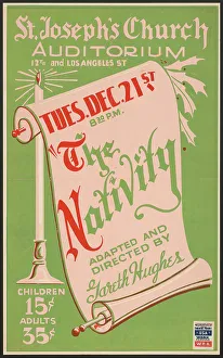 Works Progress Administration Posters Drucke: The Nativity, [193-]. Creator: Unknown