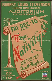 American Theatre History Drucke: The Nativity, [193-]. Creator: Unknown