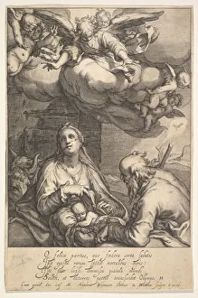 Die Geburt Christi, Künstler: Jakob Matham