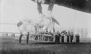 Handelsflugzeugzuge, Parseval zwischen 1910 und 1915. Ersteller: Bain News Service