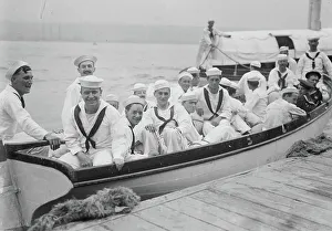 Marine Miliz bereit zum Abheben, zwischen 1908 und 1914. Schöpfer: Bain News Service