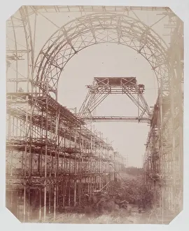 Philip Henry Delamotte Photographer Drucke: The Nave, with intersection of the North Transept, Crystal Palace, Sydenham, 1852-1854
