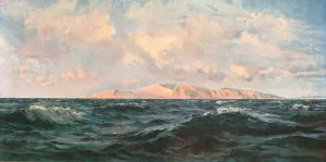 Isle Of Wight Landscape Drucke: Nearing the Needles, c1888, (c1902). Creator: Unknown