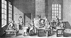 Nadelmachernworkshop, 1751-1780