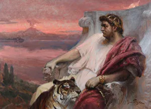 Nero Claudius Caesar Augustus Germanicus Drucke: Nero at Baiae, c. 1900
