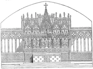 Neues Alabasterschrein in der Ely Kathedrale, 1854. Schöpfer: Unbekannt.