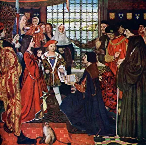 HenryVIII Drucke: Der Neue Lernprozess 1910, ca. 1900 - 1920 Kunstler : Frank Cadogan Cowper